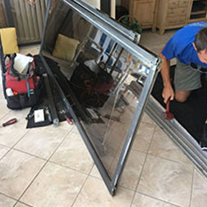 sliding glass door frame repair Rosemead